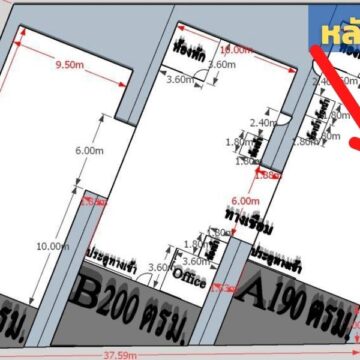 โกดังให้เช่าสาย 3 พุทธมณฑลสาย 3 ซอย 7 (HR14A) ขนาด 190 ตร.ม.